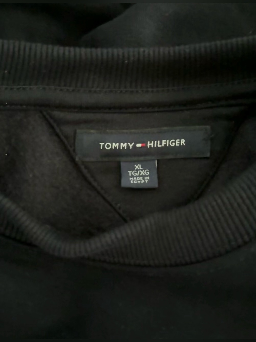 Tommy Hilfiger Navy XL Crewneck Sweater - Picture 3 of 4